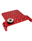 Alvins 3 Side Extension Bracket Camera Shoe Mount for ARRI Alexa Mini Expansion Side Panel Camera Mounting Cheese Plate with M6 3/8"-16 1/4"-20 Thread, Red