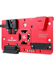 Alvins Integrated V-Mount Battery Plate for SmallHD Cine 7| Indie 7 |702 Touch Monitor, for VAXIS Wireless Video Transmission Power Supply Mounting Kit