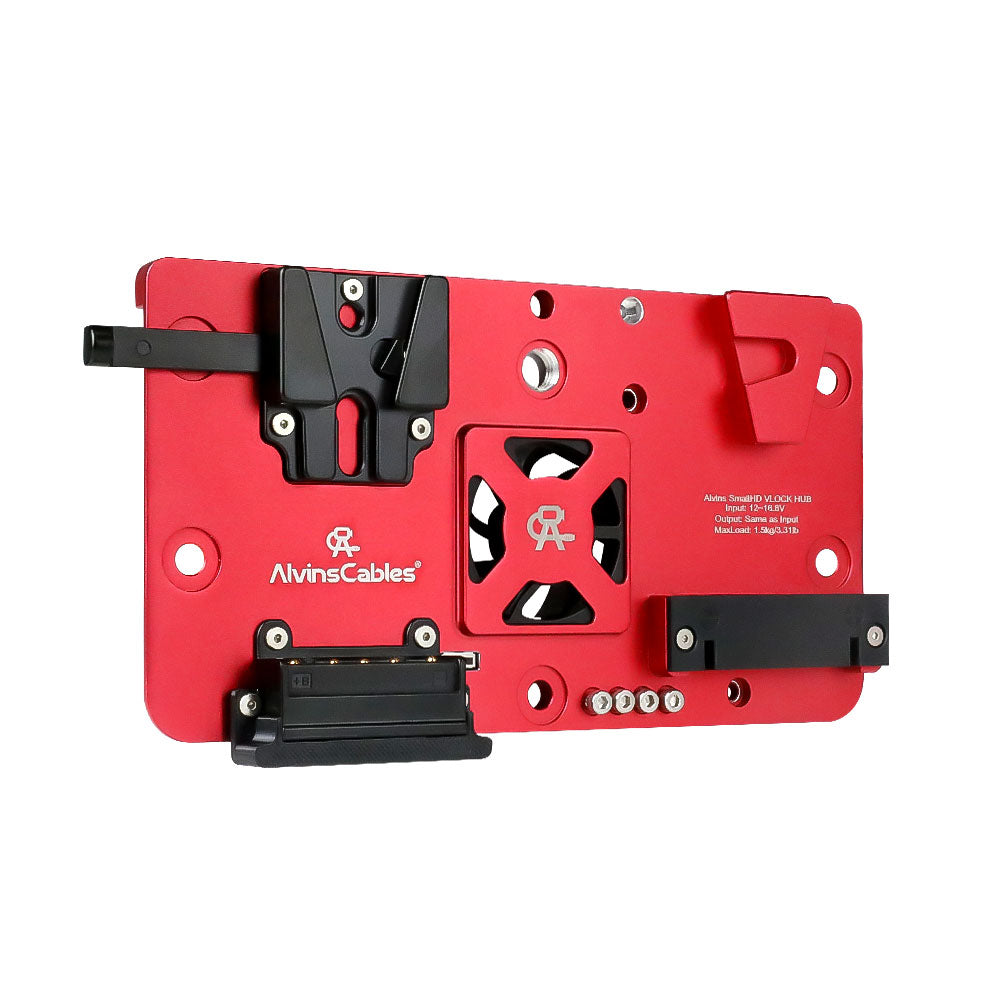Alvins Integrated V-Mount Battery Plate for SmallHD Cine 7| Indie