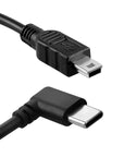 Alvin's Cables Type-C to Mini-USB Control Cable for DJI SC2 RS2 RS3 RS3 Mini RS4, Right Angle USB-C to Mini-USB Run Stop Cable for Canon 6D 6D2 5D3 7D 80D 70D 77D 700D 800D 750D 760D 600D