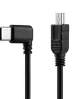 Alvin's Cables Type-C to Mini-USB Control Cable for DJI SC2 RS2 RS3 RS3 Mini RS4, Right Angle USB-C to Mini-USB Run Stop Cable for Canon 6D 6D2 5D3 7D 80D 70D 77D 700D 800D 750D 760D 600D