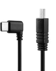 Alvin's Cables Multi-USB to USB-C Control Cable for DJI SC2| RS2| RS3| SC| RS3 Mini, Right Angle Type-C to Multi USB Run Stop Cable for Sony A6300 A6400 A7M3 A7M4 A7R3 A7R4 A7S3 A6500