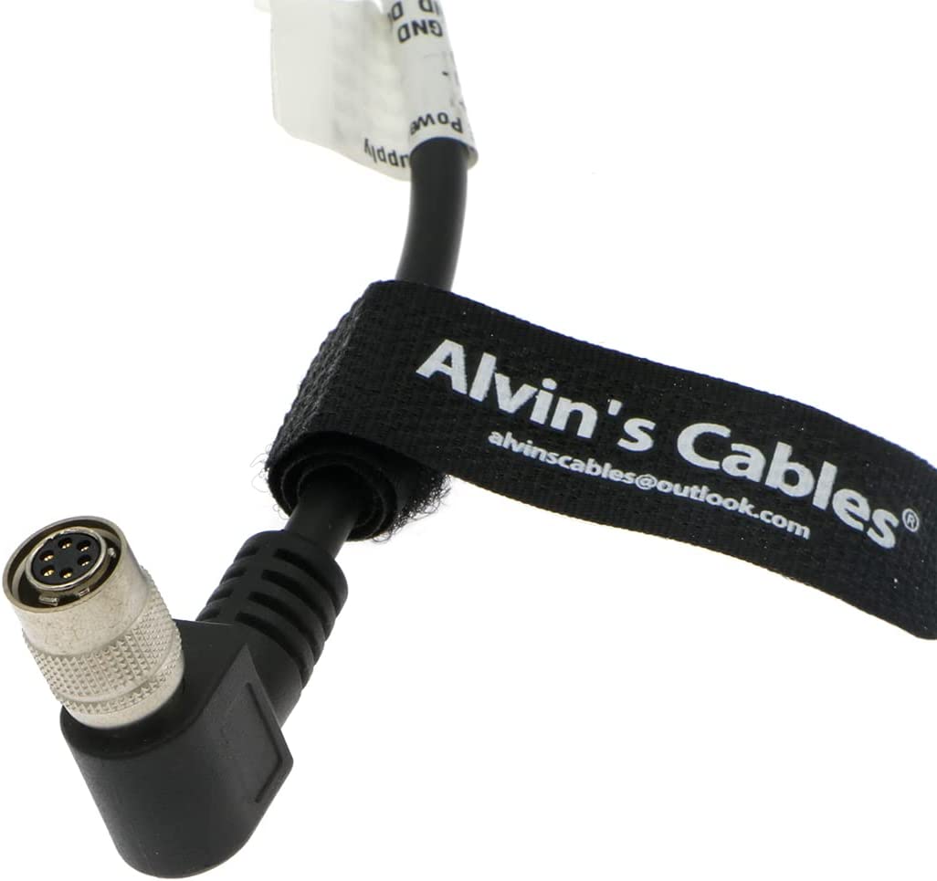 Alvin’s Cable Hirose 6 Pin Female HR10A-7P-6S to Flying Lead Power I/O Cable for Basler GIGE AVT for Sony CCD Camera