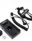 NP-F970 Power Adapter Cable for BMPCC 4K 6K Blackmagic Pocket Cinema Camera NP-F Series Power Supply Mount Battery Plate Compatible with Sony NP-F970 F960 F770 F570 F550 Battery