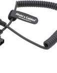 Alvin’s Cables D-Tap Male to Dtap Male Coiled Extension Cable for DSLR Rig Battery
