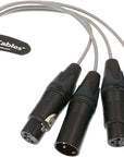 Alvin's Cables Breakout Audio Input Output Cable for Atomos Shogun Monitor Recorder 10 Pin Male to 4 XLR 3 Pin