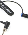 Alvin's Cables Low-Profile TA3M Mini-XLR 3-Pin Male to 3.5mm-TRS-Locking Audio-Cable for Canon-EOS-C70 from Deity BP-TRX Sennheiser-EK-100 G4|G3 20cm|8inches Black|Red|Blue