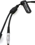 Teradek-Bond Power Cable 2 Pin Male to 2 Pin + D Tap for Tilta-Float ARRI Alexa Camera SmallHD Monitor Alvin’s Cables