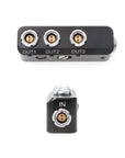 Alvin's Cables 4X 2-Pin In/Out 0B 302 Mini Splitter Cable Upgraded 2-Pin-Female Input to 3X 2Pin Output Power-Supply-Distributor-Box for Arri Alexa|Steadicam|Teradek Bond|SmallHD with Adjustable-Screw