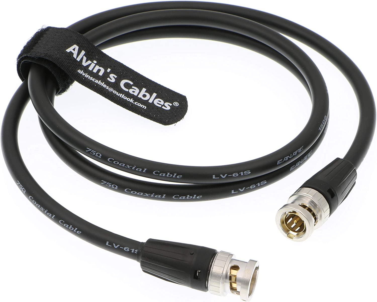 Alvin's Cables 12G HD SDI Video Coaxial Cable BNC Male to Male for 4K Video Camera