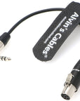 Ta5f to 3.5mm Jack TRS Audio-Cable for Lectrosonics-DCHR-Receiver to Camera Alvin’s Cables 20cm|8inches