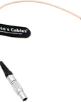 Timecode Cable for Canon R5C from Ambient Nanolockit 5 Pin Male to Right Angle DIN Time-Code Cable Alvin's Cables 30cm|12in