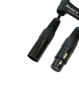 Alvin's Cables XLR 4 Pin Male to XLR 4 Pin Female Power Cable for Sony Venice|F55|SXS Camera, for Canon C300 Mkiii|C500 Mkii, Blackmagic Ursa Mini Pro 2M/6.56ft