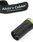 Low-Profile XLR 3 Pin Male Connector Original Plug for Audio Devices Alvin’s Cables Blue/Red/Green/Black