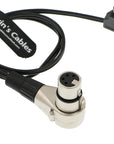 Alvin's Cables Luxury D Tap to XLR 4 Pin Female Right Angle Power Cable for ARRI Camera Monitor