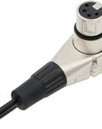 Alvin's Cables Luxury D Tap to XLR 4 Pin Female Right Angle Power Cable for ARRI Camera Monitor