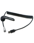 Alvin's Cables BMPCC 4K 6K Trigger Power Cable USB C Type-C PD to Weipu SF61B/S2 2 Pin Coiled Cable for Blackmagic Pocket Cinema Camera