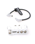 Alvin’s Cables Breakout B-Box for RED-KOMODO Camera EXT-9-Pin to Run-Stop|Timecode|CTRL|5V USB| Genlock-BNC Splitter-Box with Straight to Right Angle Cable