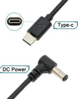 Alvin's Cables PD USB-C Type-C to DC 5.5 x 2.5mm 12V Power Cable for Blackmagic Video Assist| Atomos Shogun| SmallHD| Feelworld Monitor 5.9ft/1.8m