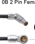 Rotatable Power-Cable for Red-Komodo 2-Pin-Female Right-Angle to D-tap Coiled-Cable Adjustable L-Shape Cord Alvin’s Cables