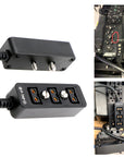 Alvin’s Cables Hirose 4 Pin Male to 3 Port D-tap Female Splitter Power Cable for ARRI Amira BP-U60T Battery Sony F55/FS7 Camera
