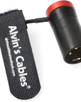 Low-Profile Audio-Cable for Sennheiser-EK-2000 XLR 3-Pin Male to Locking-3.5mm-TRS Right-angle Balanced Cable for Sound Devices 633 688 Zaxcom Zoom Alvin's Cables Blue/Red