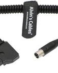 Alvin's Cables 12V TV Logic Monitor Power Cable Mini XLR 4 Pin Female to D Tap for Cameras Monitor