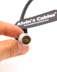 Alvin's Cables 6 Pin Male to 2 Pin Male Power Cable for DJI Ronin 2 Gimbal Stabilizer Teradek ARRI RED SmallHD Paralinx Preston Transvideo Offhollywood Switronix Panasonic Monitor 30cm|12inches