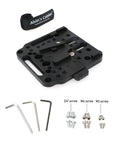 V-Lock Assembly-Kit with Female-V-Dock Male-V-Lock Quick-Release-Plate for V-Mount-Battery Alvin’s Cables