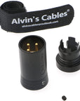Low-Profile XLR 3 Pin Male Connector Original Plug for Audio Devices Alvin’s Cables Blue/Red/Green/Black