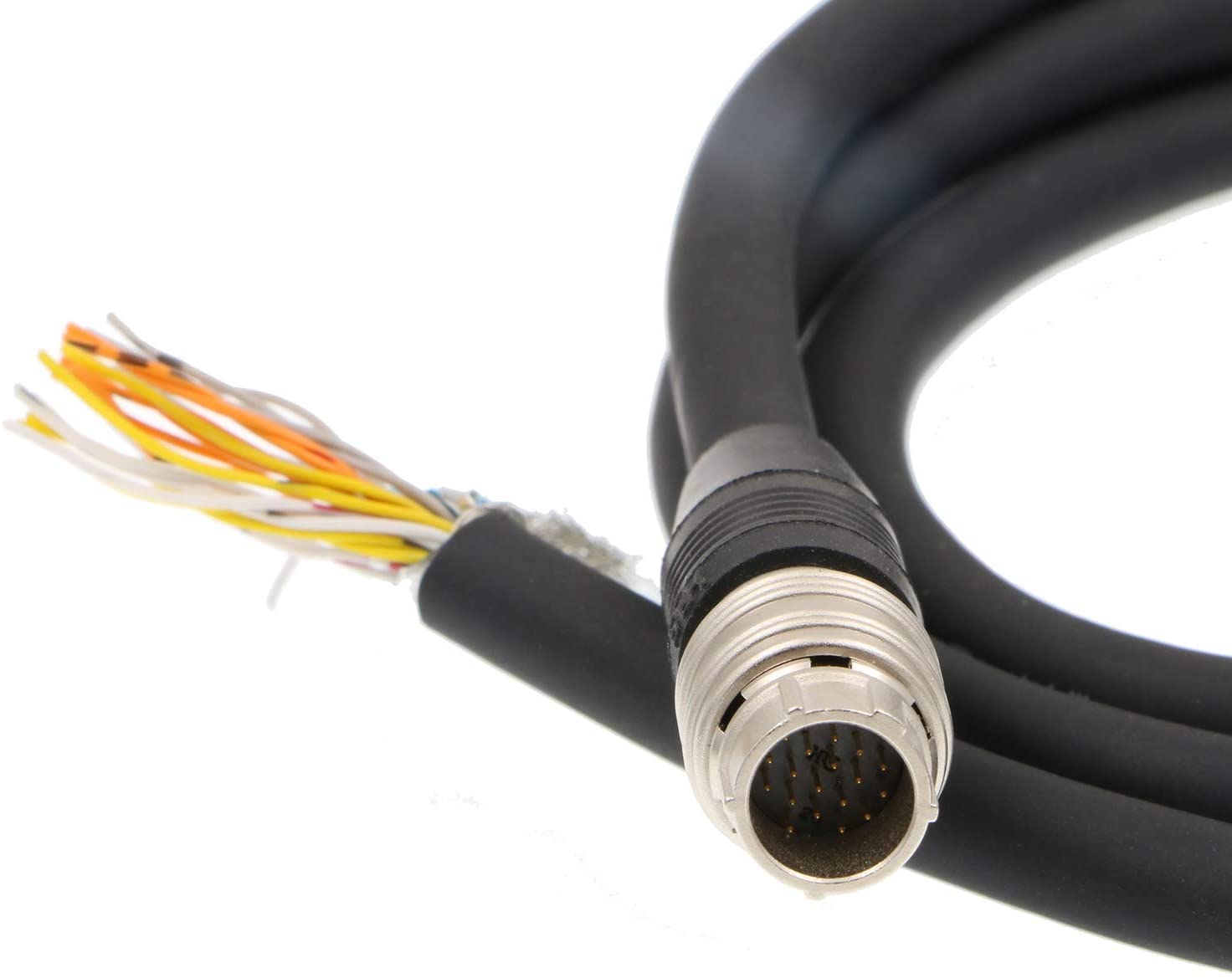 Alvin’s Cables Hirose 20 Pin Male HR25A-9P-20P to Open End Shield Cable for Camera ENG Lens 1M