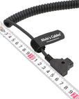 Alvin’s Cables D-Tap Male to Dtap Male Coiled Extension Cable for DSLR Rig Battery