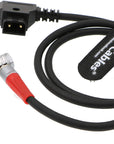 Alvin's Cables Power Cable for Teradek Bolt 500 2 Pin Rotate 180 Right Angle Male to D TAP