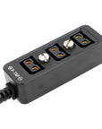 Alvin’s Cables Hirose 4 Pin Male to 3 Port D-tap Female Splitter Power Cable for ARRI Amira BP-U60T Battery Sony F55/FS7 Camera