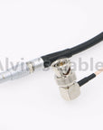 Alvin's Cables 2 Pin to Hirose 4 Pin Male BNC Cable for Teradek 55 Bond BMCC Camera