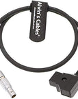 Alvin's Cables 4 Pin Male to D-tap Power Cable for Zacuto Kameleon EVF