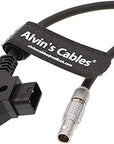 Alvin's Cables 4 Pin Male to D-tap Power Cable for Zacuto Kameleon EVF