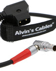 Alvin's Cables Power Cable for Teradek Bolt 500 2 Pin Rotate 180 Right Angle Male to D TAP