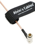 Timecode Cable for Canon R5C from Ambient Nanolockit 5 Pin Male to Right Angle DIN Time-Code Cable Alvin's Cables 30cm|12in