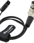 Alvin's Cables Luxury D Tap to XLR 4 Pin Female Right Angle Power Cable for ARRI Camera Monitor