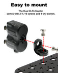 Alvin’s Cables RED DSMC3 5 Pin to Dual XLR Adapter for RED V-Raptor| ARRI Alexa| Z-CAM-E2 Camera, 5 Pin Male to Two XLR 3 Pin Female Audio Breakout Box
