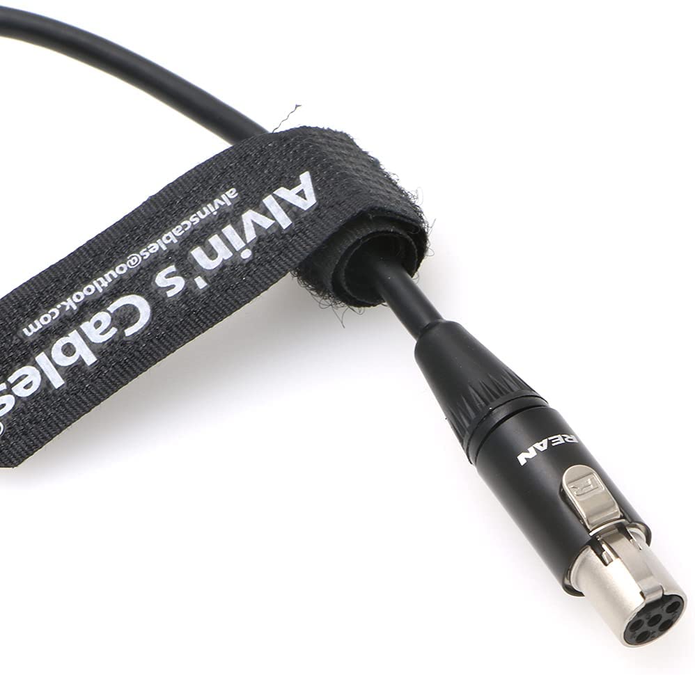 Ta5f to Ta5f Mini XLR 5 Pin Female Audio Cable for Zaxcom Nova Mixer to Lectrosonics UHF Receiver Alvin’s Cables