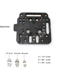 V-Lock Assembly-Kit with Female-V-Dock Male-V-Lock Quick-Release-Plate for V-Mount-Battery Alvin’s Cables