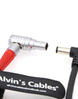 Alvin's Cables Z CAM S6 Power Output Cable Ninja V DC Jack to 2 Pin Right Angle Upward