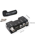 Alvin’s Cables Breakout B-Box for RED-KOMODO Camera EXT-9-Pin to Run-Stop|Timecode|CTRL|5V USB| Genlock-BNC Splitter-Box with Straight to Right Angle Cable