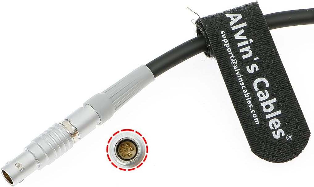 Alvin’s Cables CAM 7 Pin to Hirose 8 Pin + 2 Pin Cable for ARRI RIA-1| cforce RF Motor for Sony F5| F55| Venice Remote