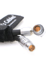 Alvin’s Cables Breakout B-Box for RED-KOMODO Camera EXT-9-Pin to Run-Stop|Timecode|CTRL|5V USB| Genlock-BNC Splitter-Box with Straight to Right Angle Cable