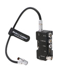 Alvin’s Cables Breakout B-Box for RED-KOMODO Camera EXT-9-Pin to Run-Stop|Timecode|CTRL|5V USB| Genlock-BNC Splitter-Box with Straight to Right Angle Cable
