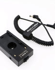 NP-F970 Power Adapter Cable for BMPCC 4K 6K Blackmagic Pocket Cinema Camera NP-F Series Power Supply Mount Battery Plate Compatible with Sony NP-F970 F960 F770 F570 F550 Battery