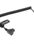 Alvin’s Cables D-Tap Male to Dtap Male Coiled Extension Cable for DSLR Rig Battery
